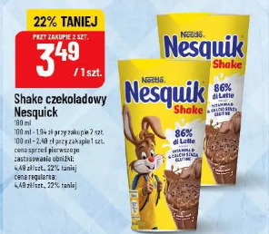 Shake czekoladowy Nesquick