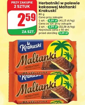 Herbatniki w polewie kakaowej Maltanki Krakuski
