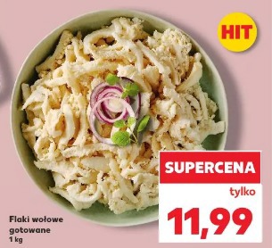 Flaki wołowe gotowane