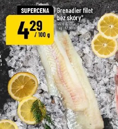 Grenadier filet bez skóry