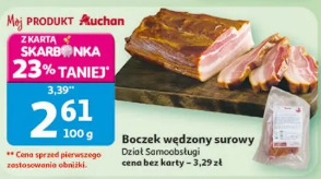 Boczek wędzony surowy