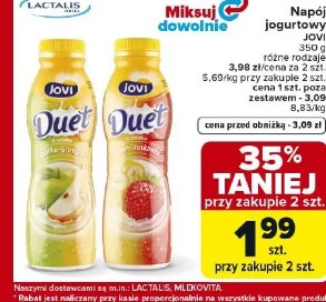 Napój jogurtowy Jovi Duet
