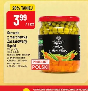 Groszek z marchewką Zaczarowany Ogród