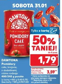 Dawtona Pomidory całe, krojone, z dodatkami