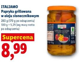 ITALIAMO Papryka grillowana w oleju słonecznikowym