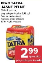 Piwo Tatra Jasne Pełne