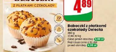 Babeczki z płatkami czekolady Delecta