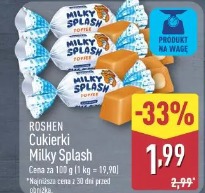 Roshen Cukierki Milky Splash