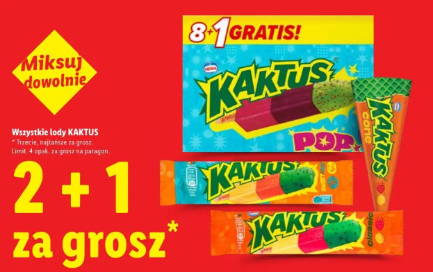 Wszystkie lody Kaktus