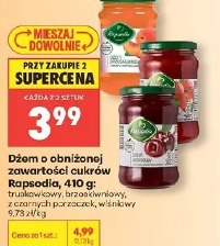 Dżem o obniżonej zawartości cukrów Rapsodia