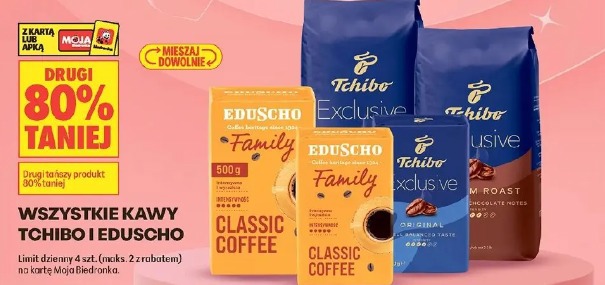 Wszystkie kawy Tchibo i Eduscho