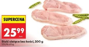 Steki cielęce bez kości