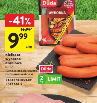 Kiełbasa wyborna drobiowa Duda