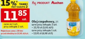 Olej rzepakowy Auchan