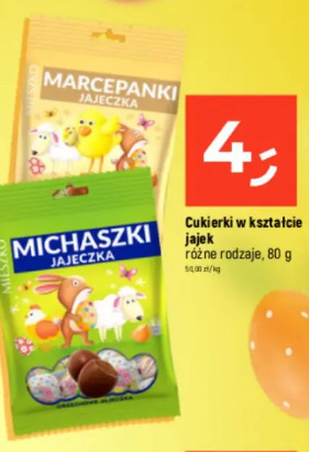 Cukierki w kształcie jajek
