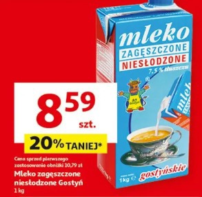 Mleko zagęszczone niesłodzone Gostyń