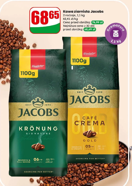 Kawa ziarnista Jacobs