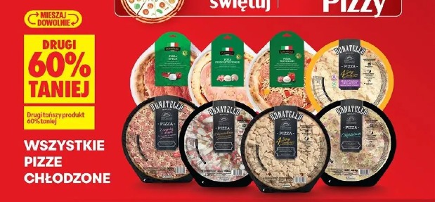 Wszystkie pizze chłodzone