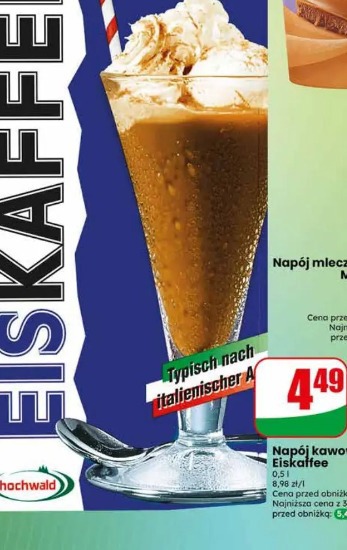Napój kawowy mrożony Eiskaffee Hochwald