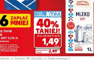 K-Stąd takie dobre Mleko UHT 3,2% tł.