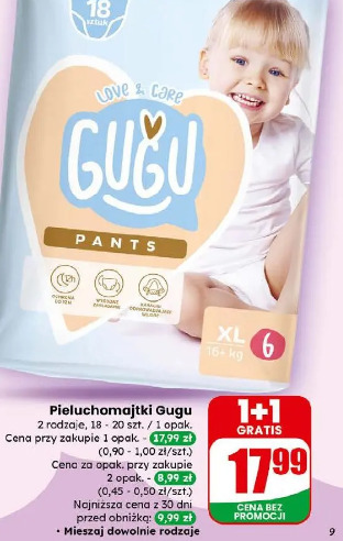 Pieluchomajtki Gugu