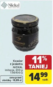 Kawior z jesiotra Nickal