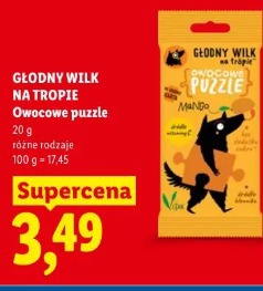 Głodny Wilk Na Tropie Owocowe puzzle