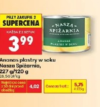 Ananas plastry w soku Nasza Spiżarnia