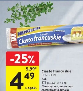 Ciasto francuskie Henglein