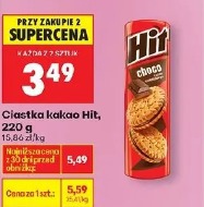 Ciastka kakao Hit, 220 g