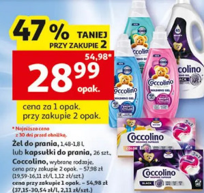 Żel do prania lub kapsułki do prania Coccolino