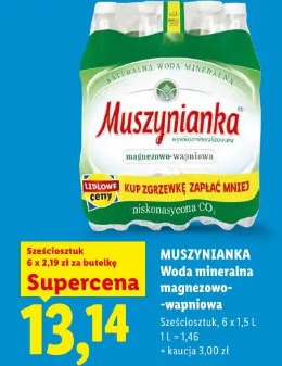 Muszynianka Woda mineralna magnezowo-wapniowa
