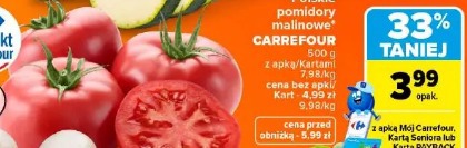 Polskie pomidory malinowe Carrefour