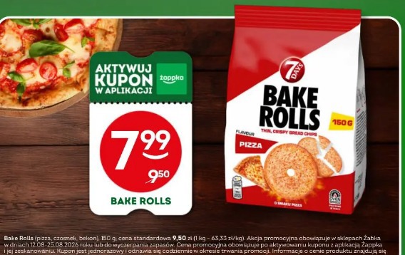 Bake Rolls 7 Days