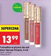 Pomadka w płynie do ust Joko Velvet Charm