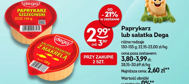 Paprykarz lub sałatka Dega