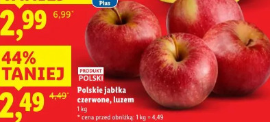 Polskie jabłka czerwone