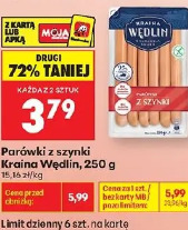 Parówki z szynki Kraina Wędlin