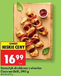 Szaszłyk drobiowy z chorizo Czas na Grill