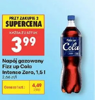 Napój gazowany Fizz up Cola Intense Zero