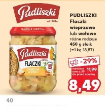 Pudliszki Flaczki wieprzowe lub wołowe różne rodzaje