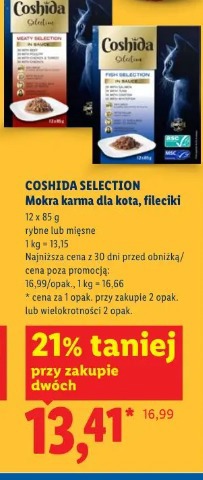 Coshida Selection Mokra karma dla kota, fileciki