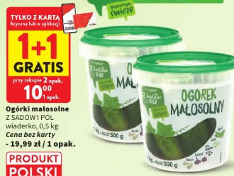 Ogórek małosolny z Sadów i Pól