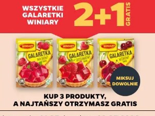 Wszystkie galaretki Winiary 2+1 gratis