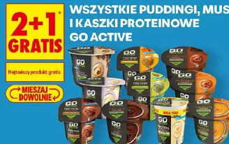 Wszystkie puddingi, musy i kaszki proteinowe Go Active
