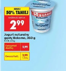 Jogurt naturalny gęsty Bakoma