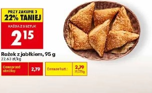 Rożek z jabłkiem