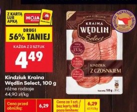 Kindziuk Kraina Wędlin Select, 100 g