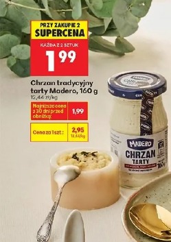 Chrzan tradycyjny tarty Madero