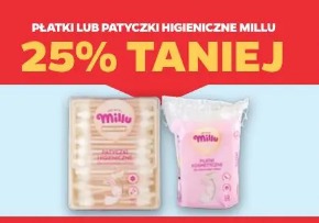 Płatki lub patyczki higieniczne Millu
